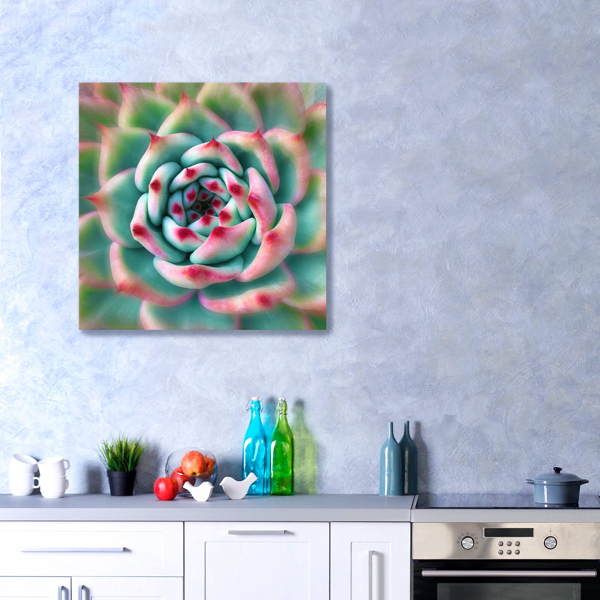 Lumaprints Deep Red Tips Canvas Giclée Wall Art